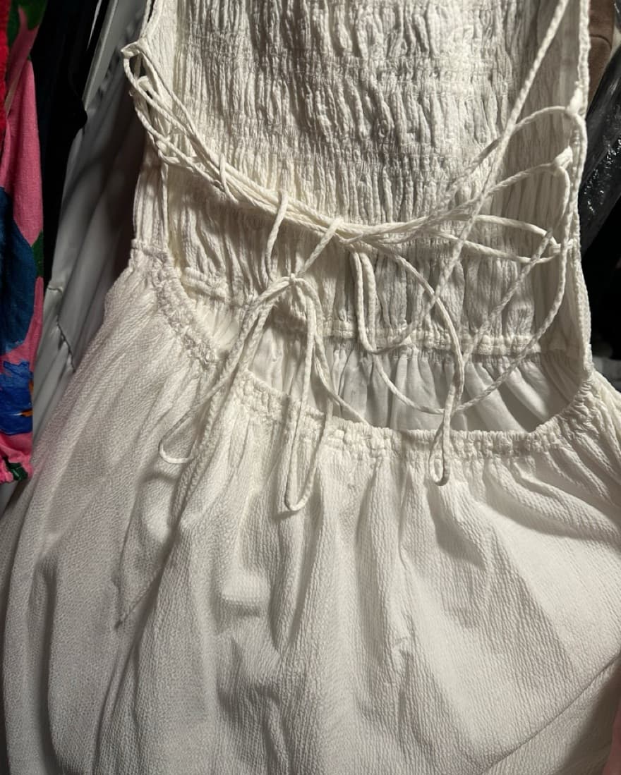 ASTR Stasia Smocked Midi Dress  - Image 6