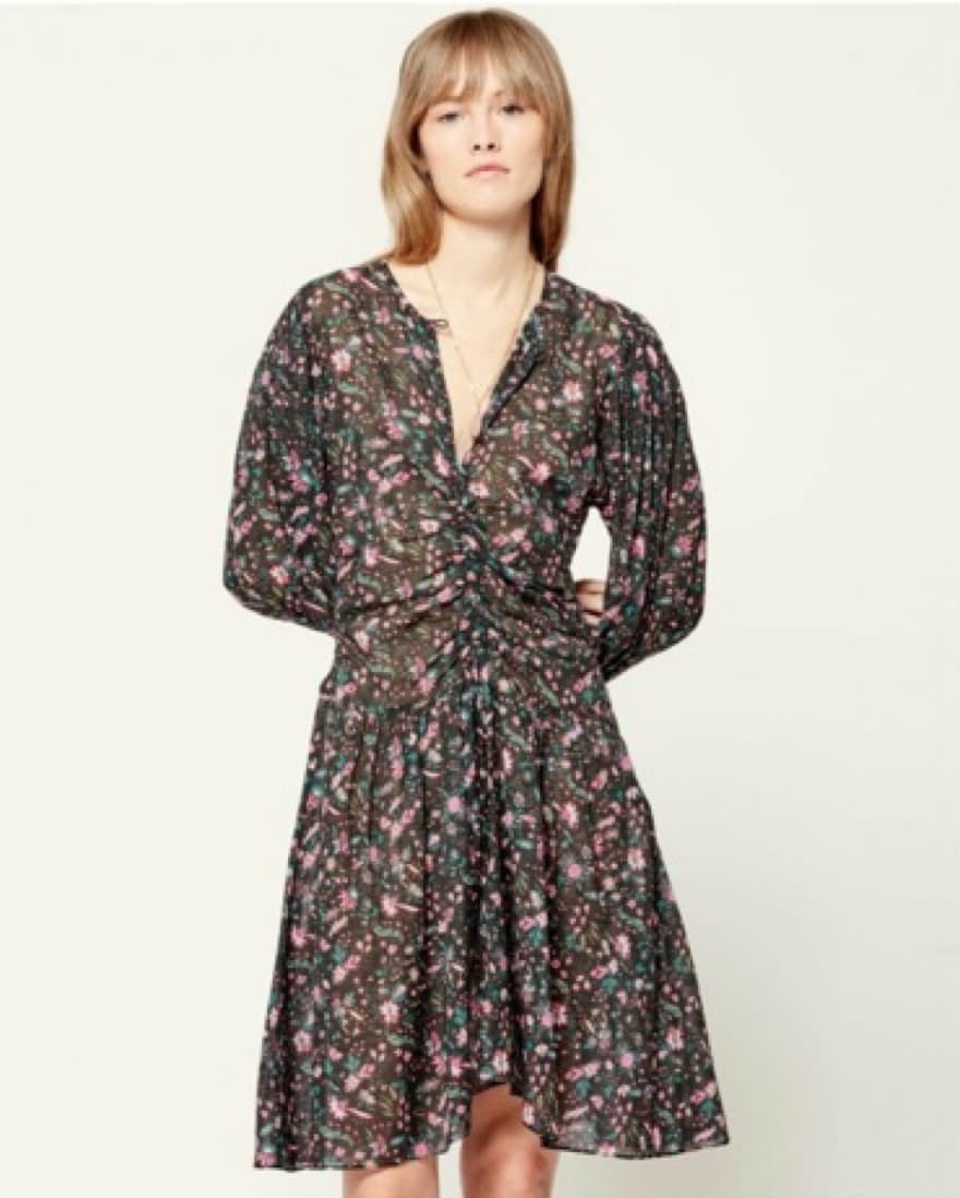Isabel Marant Floral Long Sleeve Dress - Image 2