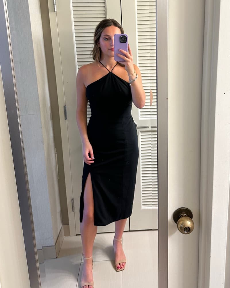 Hutch Black Midi Dressdi - Image 3