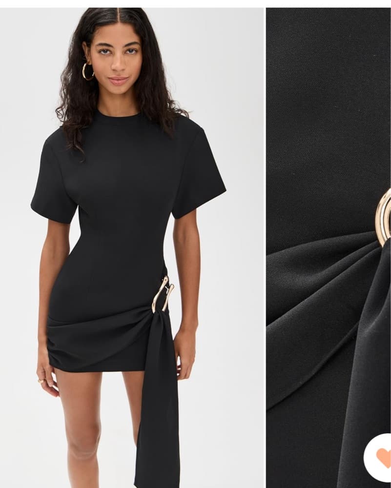 Black Mini Dress Lioness - Image 4