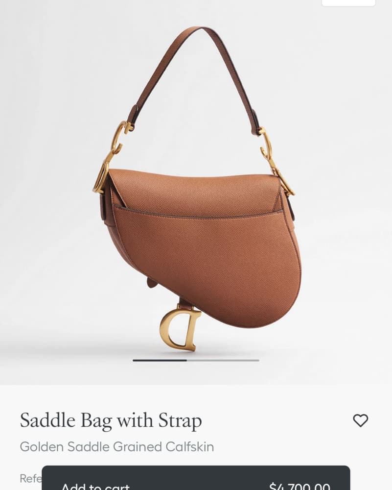Dior Saddle Bag - Image 3