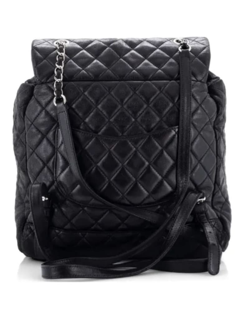 Chanel Lambskin Black Backpack - Image 3