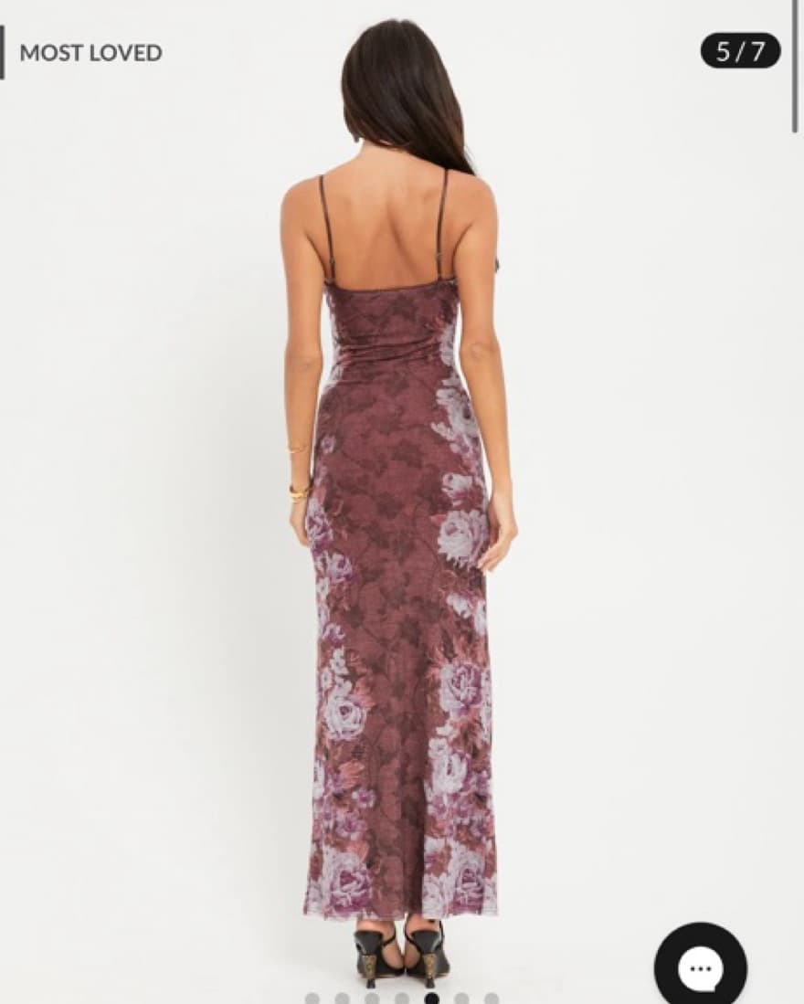 Burgundy Julianna Maxi Dress - Image 2