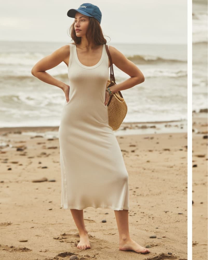 White Maxi Slip Dress Cover Up - Image 4