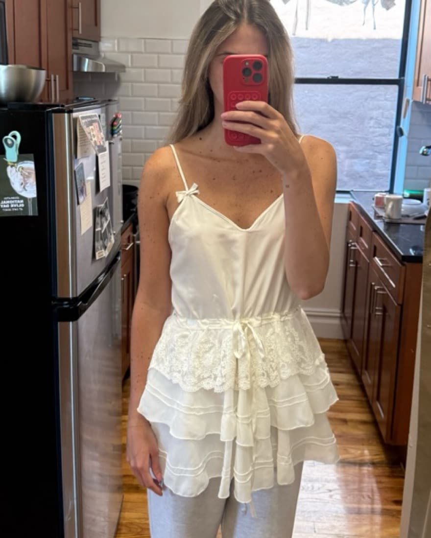 Vintage Ruffle Top - Image 2