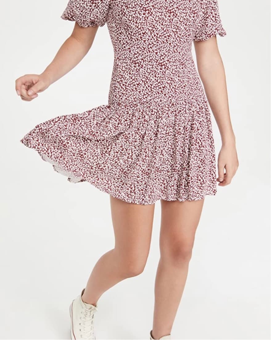 Free People Floral Mini Dress - Image 4