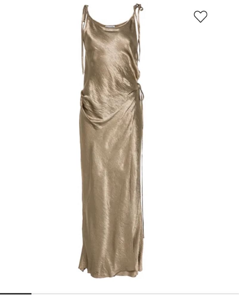 Acne Studios crinkled satin dress - Image 2
