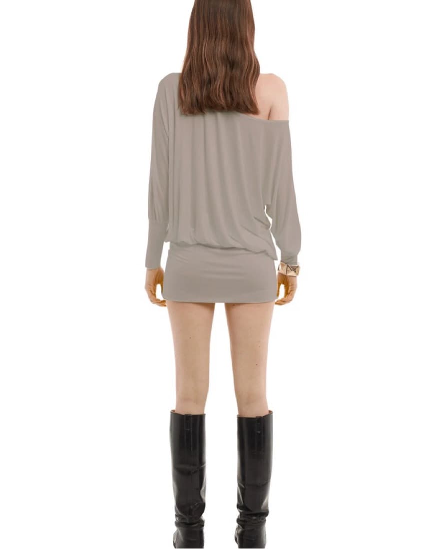 NII HAI Charli Dress In Mocha - Image 4