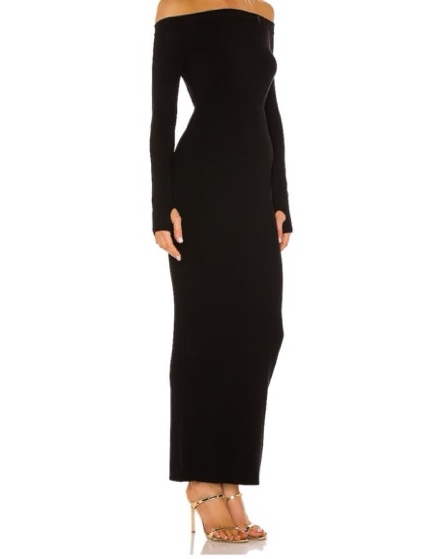 x Revolve Off the Shoulder Bodycon Maxi  - Image 1