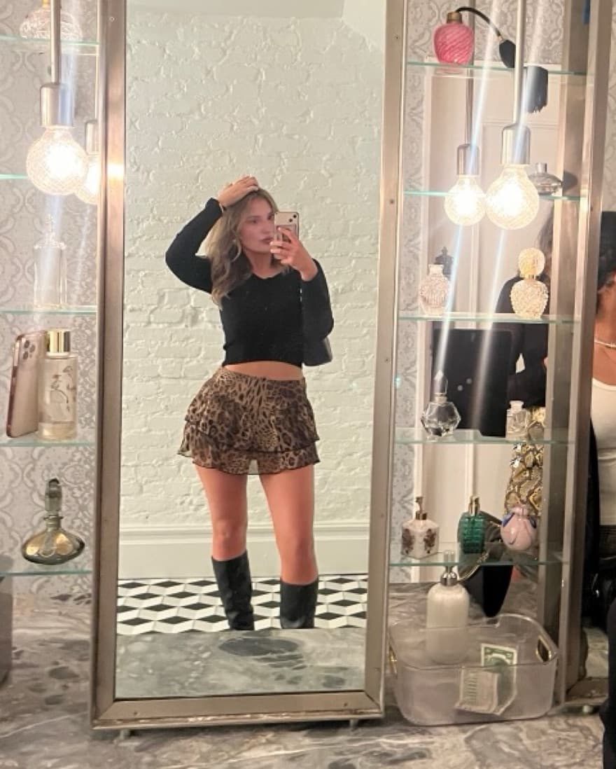 Cheetah Print Skirt  - Image 2