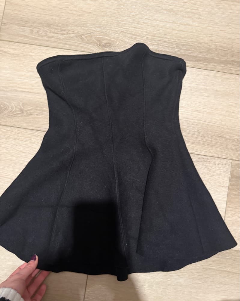 Strapless Anthropologie Black Top - Image 2