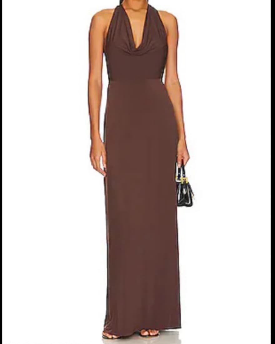 We Wore What Cowl Neck Dress - Image 1