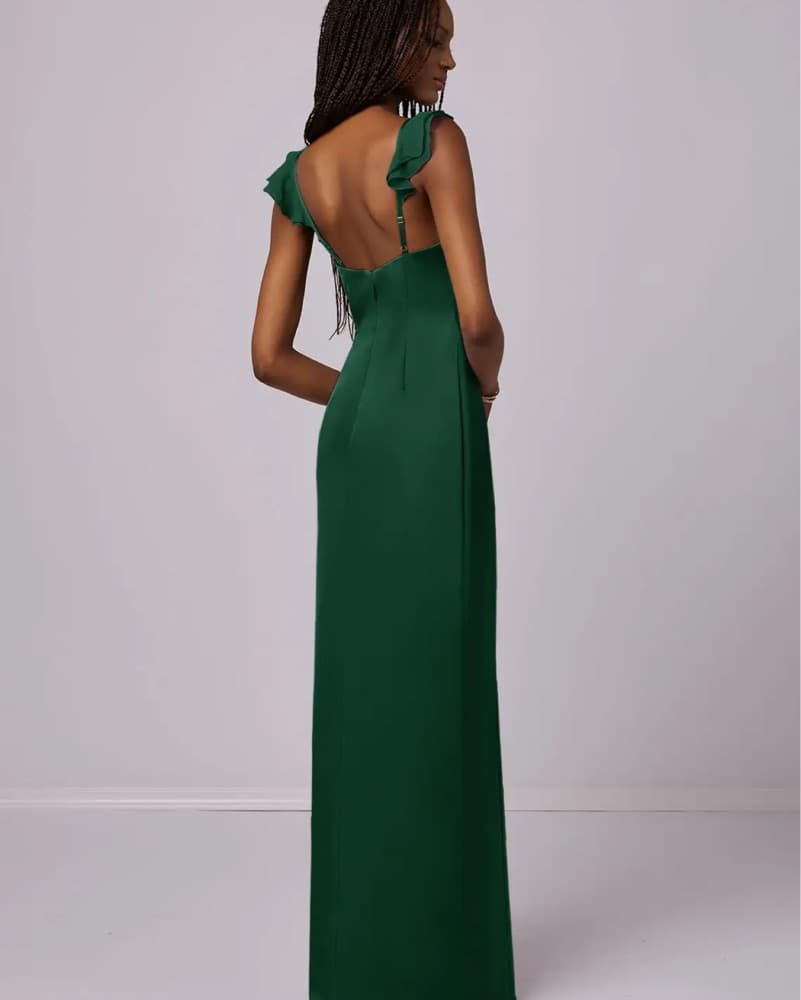 Dark Green Azazie Formal Dress - Image 2