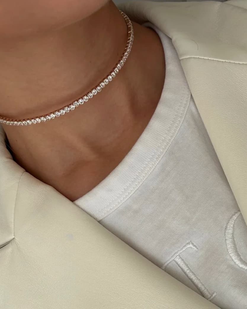 Single Layer Diamond Collar  - Image 1