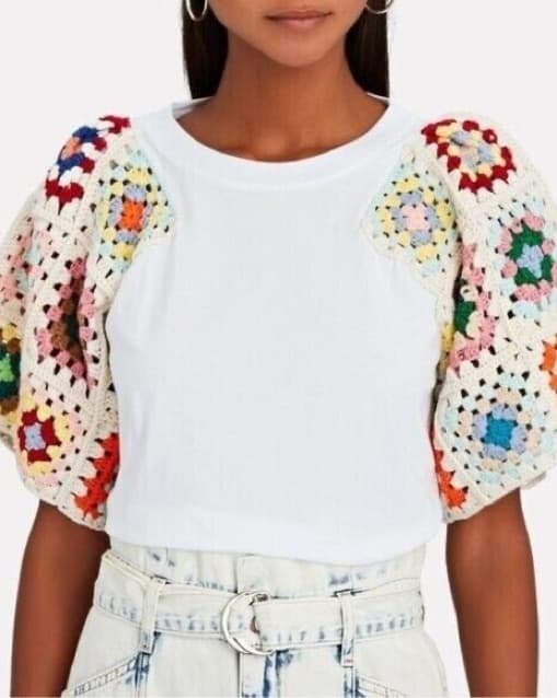 SEA NY Crotchet Tee - Image 2