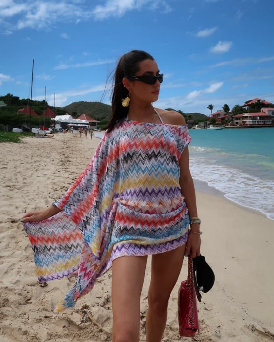 Missoni Zig-zag One Shoulder Dress - Image 3