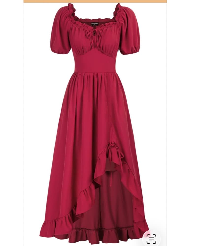 Ruffle Maxi Dress For Renaissance Faire - Image 1