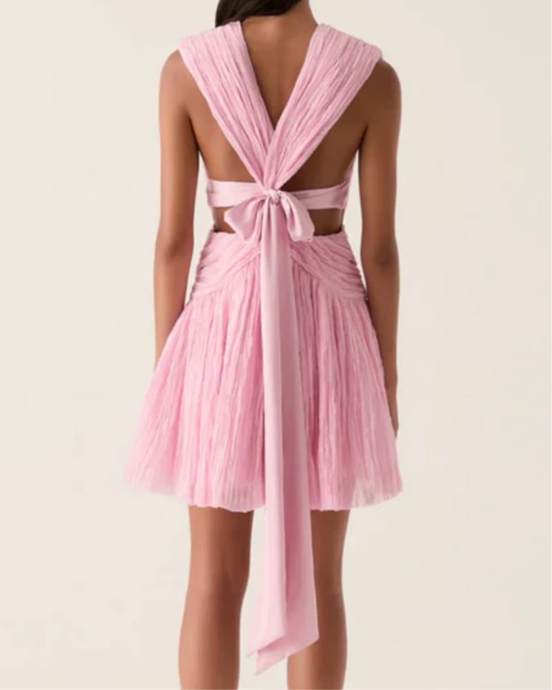 Aje Pink Mink Dress  - Image 2