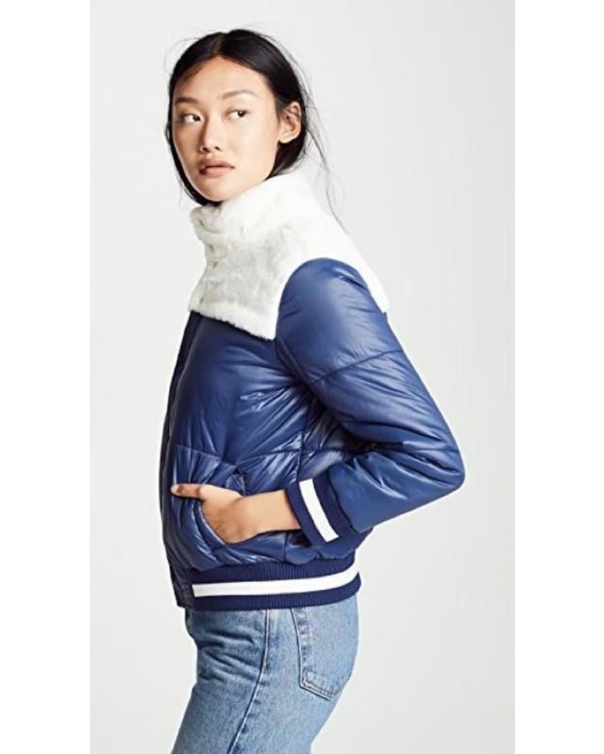 Mother Puff Fur Snap Jacket - Image 2