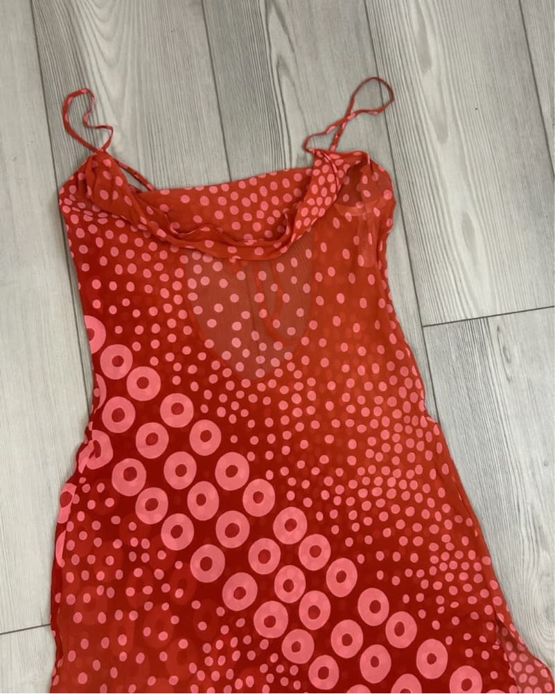 Victoria Secret Vintage Red Polka Dot - Image 4