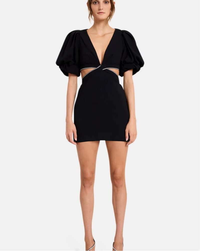 A.L.C Black Hazel Dress - Image 1
