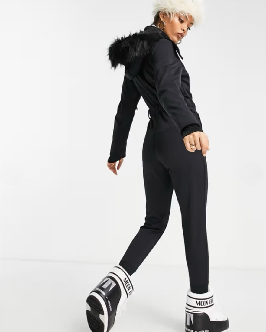 ASOS 4505 Petite Belted Ski Suit - Image 1