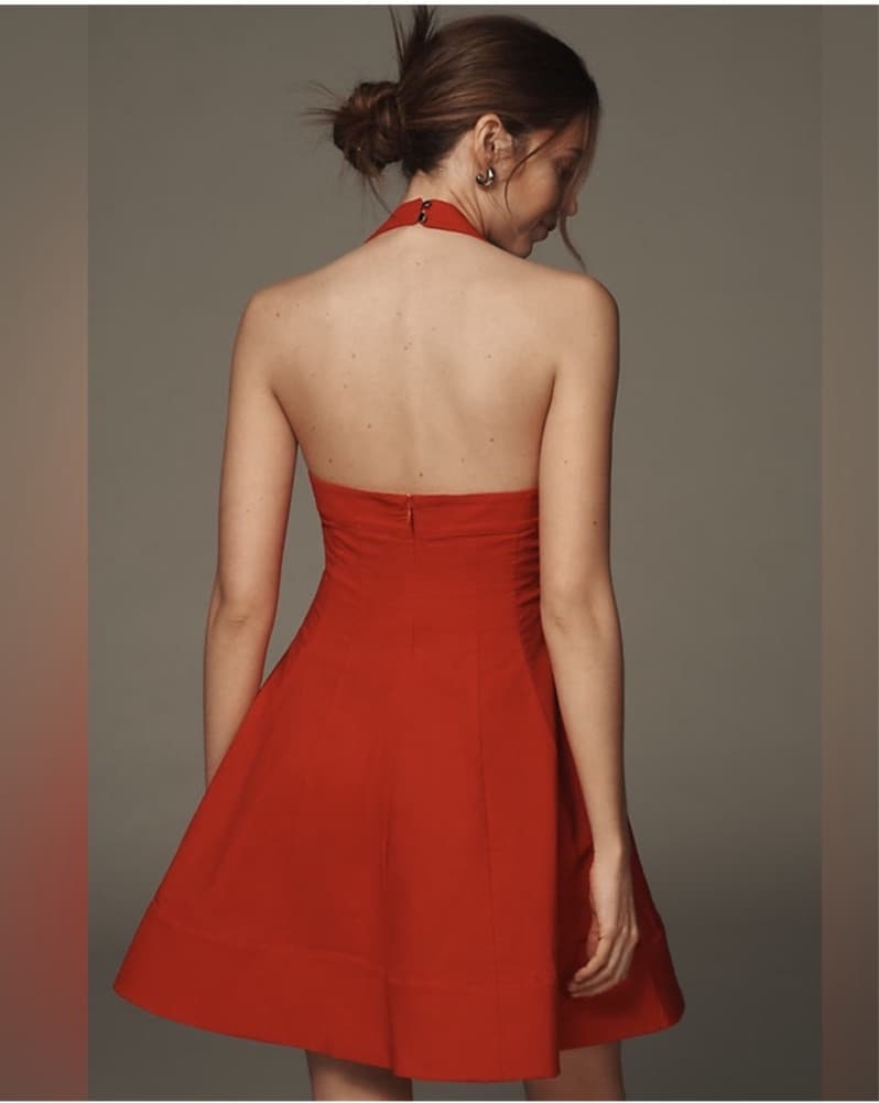 Maeve Square Neck Fit&Flare Mini Dress - Image 2