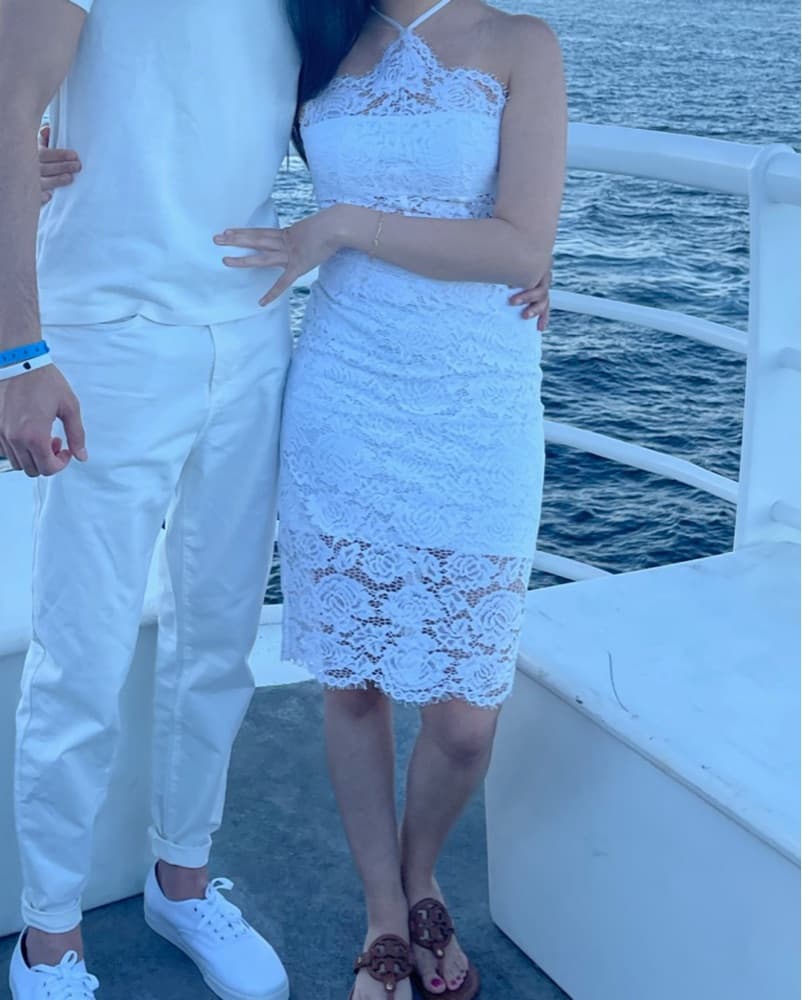 White Lace Dress - Image 2