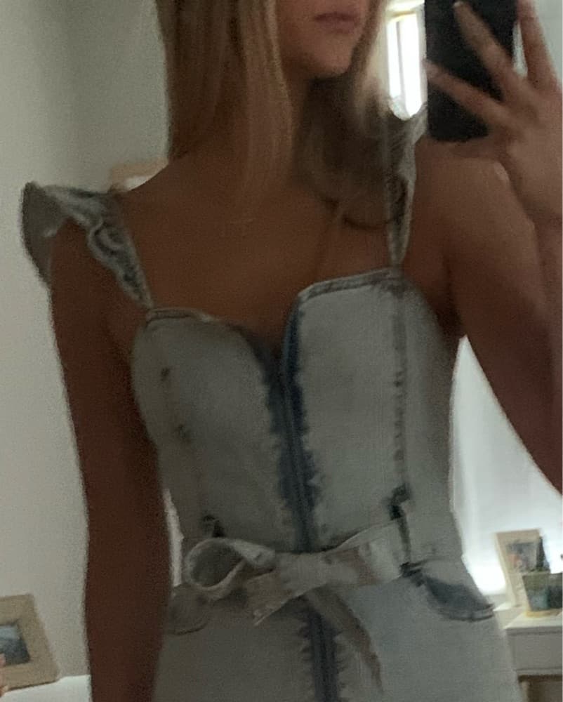 Alice & Olivia Denim Jumpsuit - Image 2