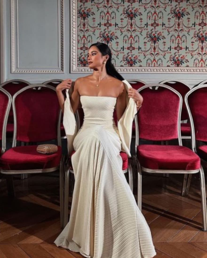 Arcina Ori Juliana Dress Ivory - Image 5