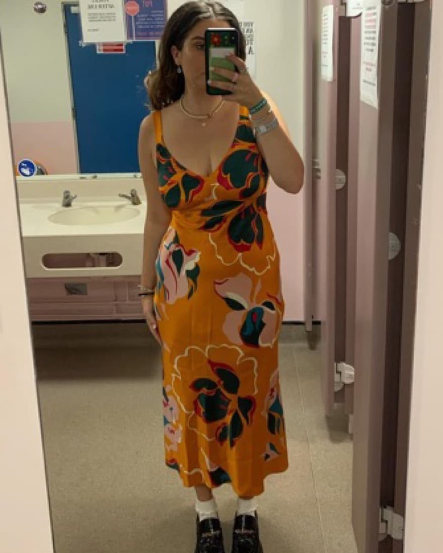 Reformation Dayton Silk Dress - Image 1
