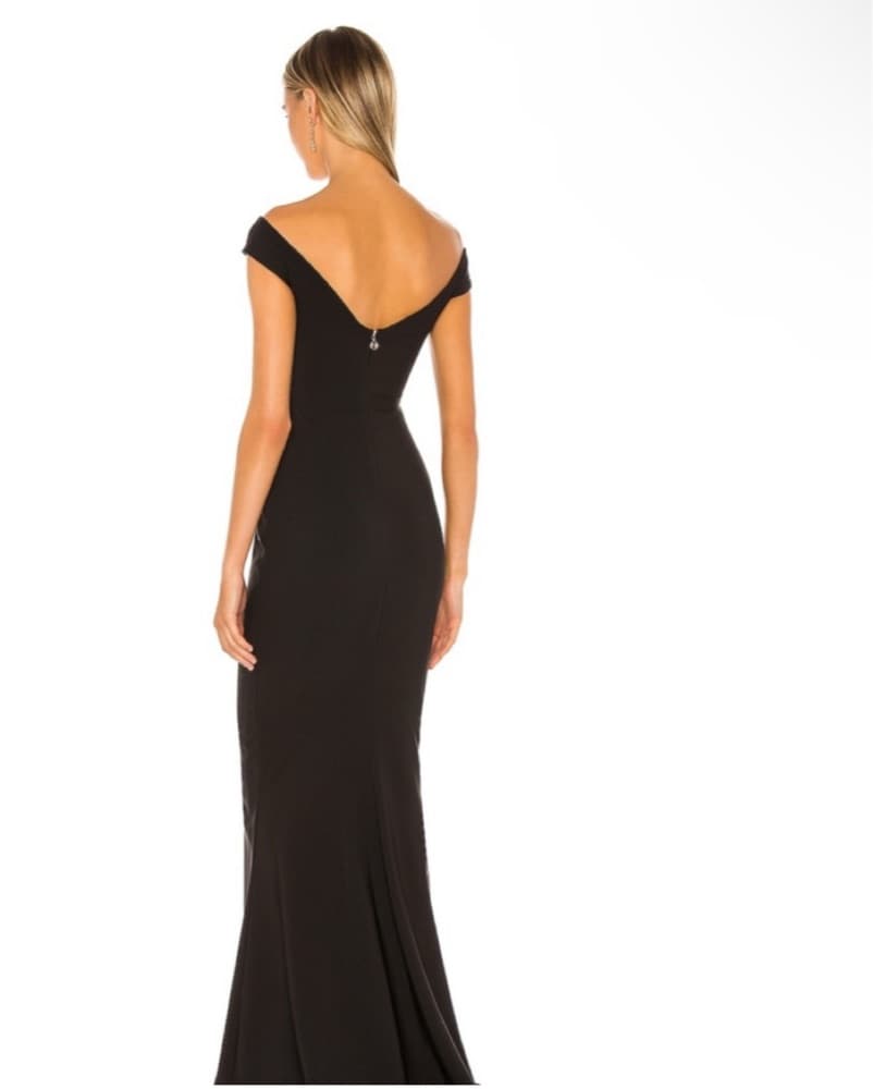 REVOLVE Allure Gown in Black - Image 3