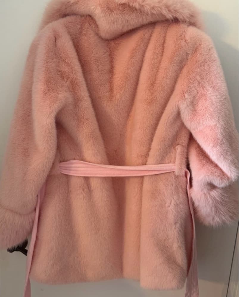 Bubblegum Pink Fur Jacket  - Image 3