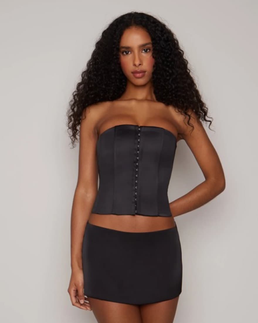 DANIELLE GUZIO SATIN CORSET - Image 1