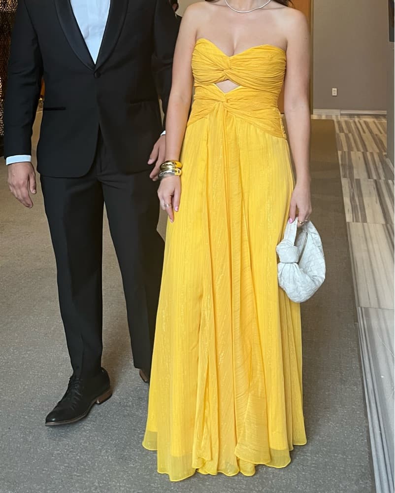 LIKELY Clea Gown In Tangerine - Image 4