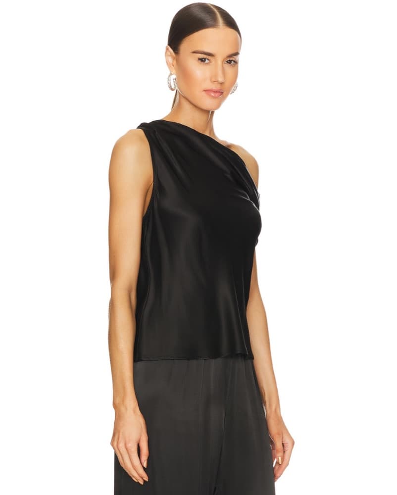 Enza Costa Satin Off Shoulder Top - Image 3