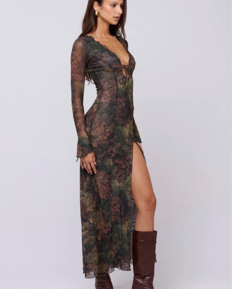 RESA Lennon Maxi Dress In Autumn  - Image 3