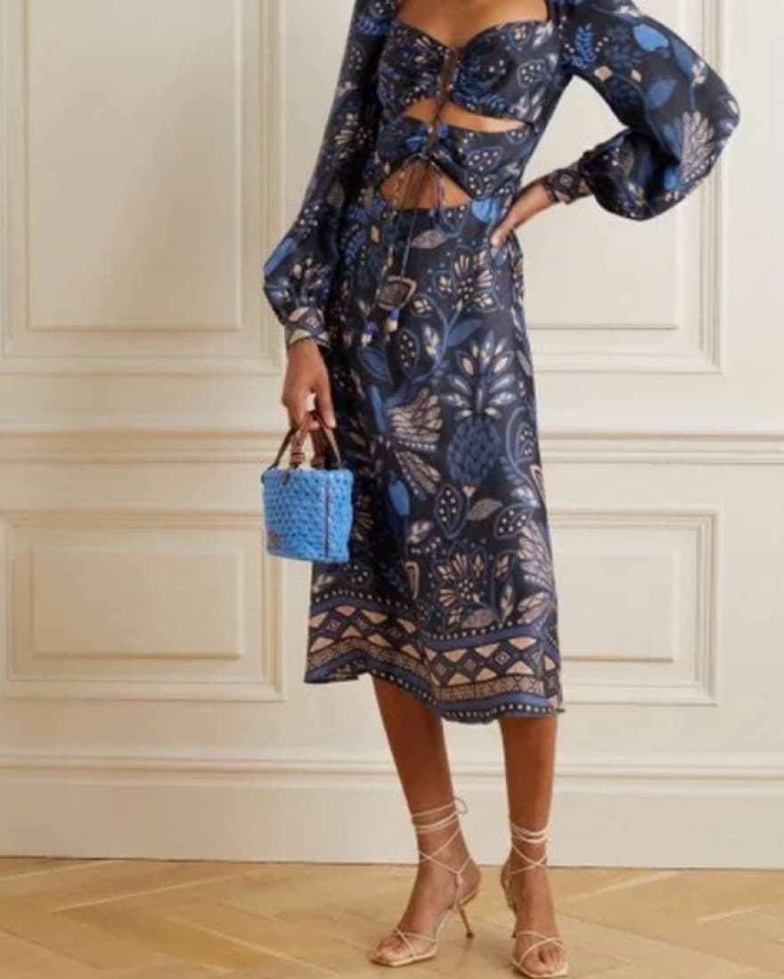 Farm Rio Long Sleeve Dress - Image 1