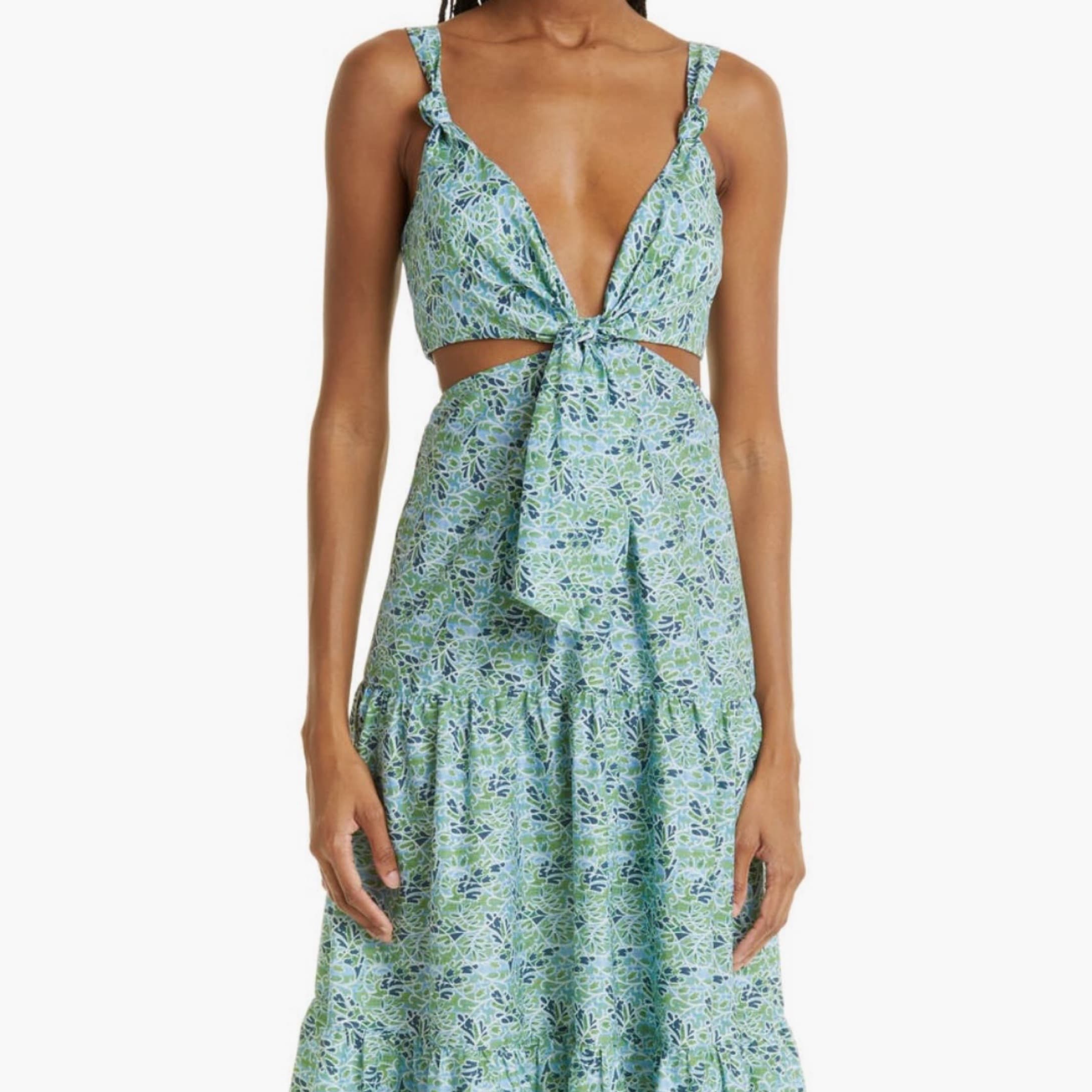 Cinq A Sept Cutout Maxi Dress - Image 1