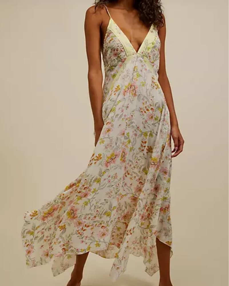  Free People Maxi Slip Dress - Image 1