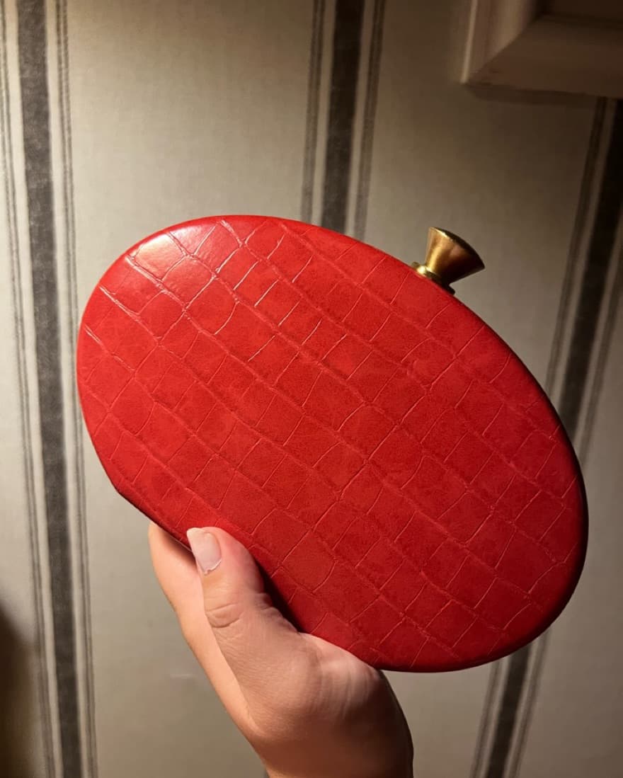 Sondra Roberts Red Clutch - Image 1