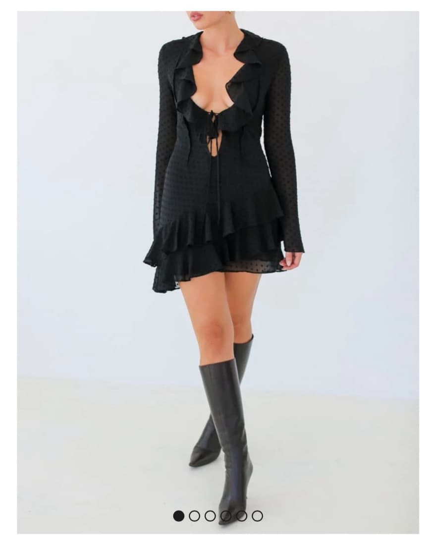 Rumoured Waterfall Mini Dress  - Image 1