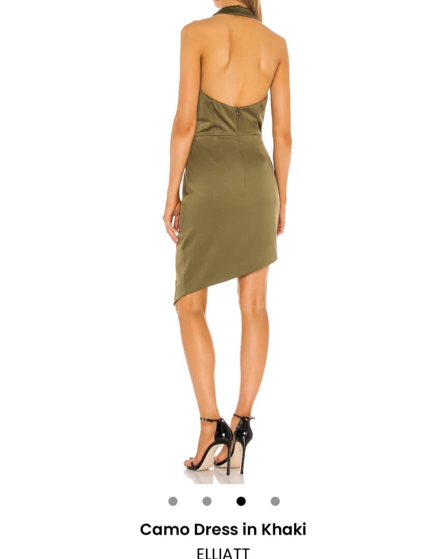 Halter Cowl Neck Dress - Image 2