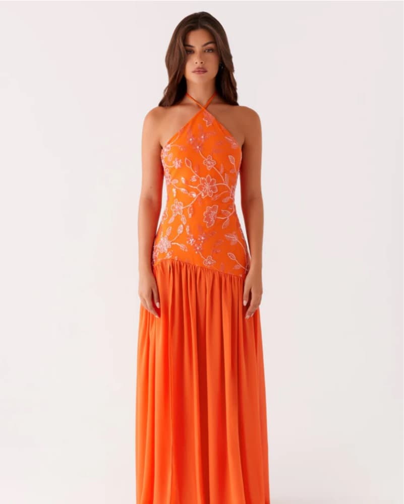 Peppermayo orange sunset dress size 4  - Image 1