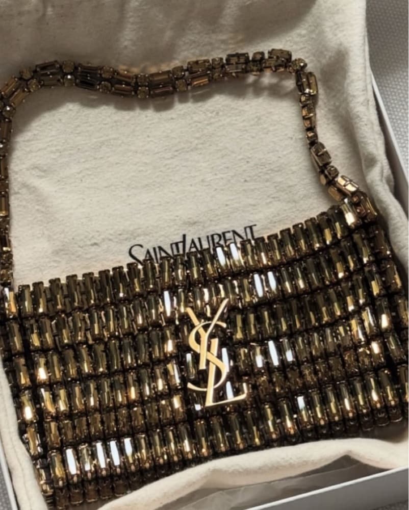 YSL Evening Bag In Crystala - Image 2