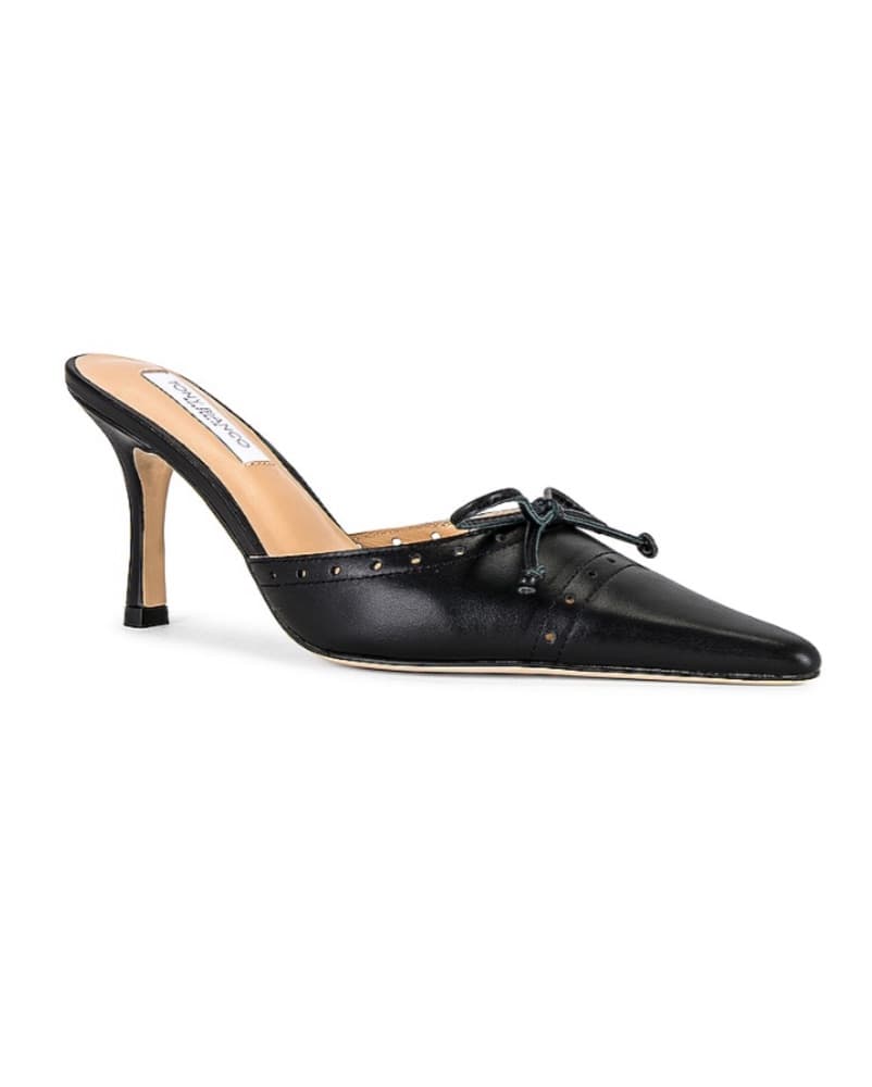 Tony Bianco Scooter Heel in Black Como  - Image 2