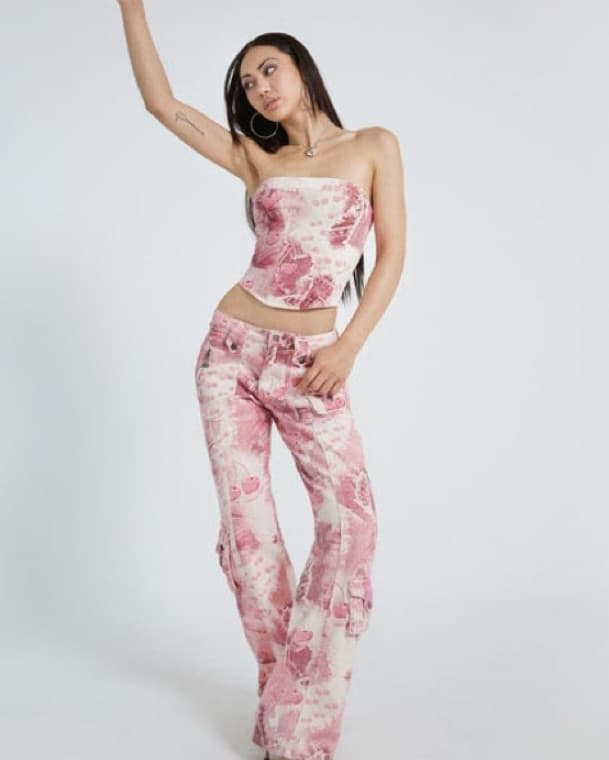 Jaded london Cherry Denim Set  - Image 2