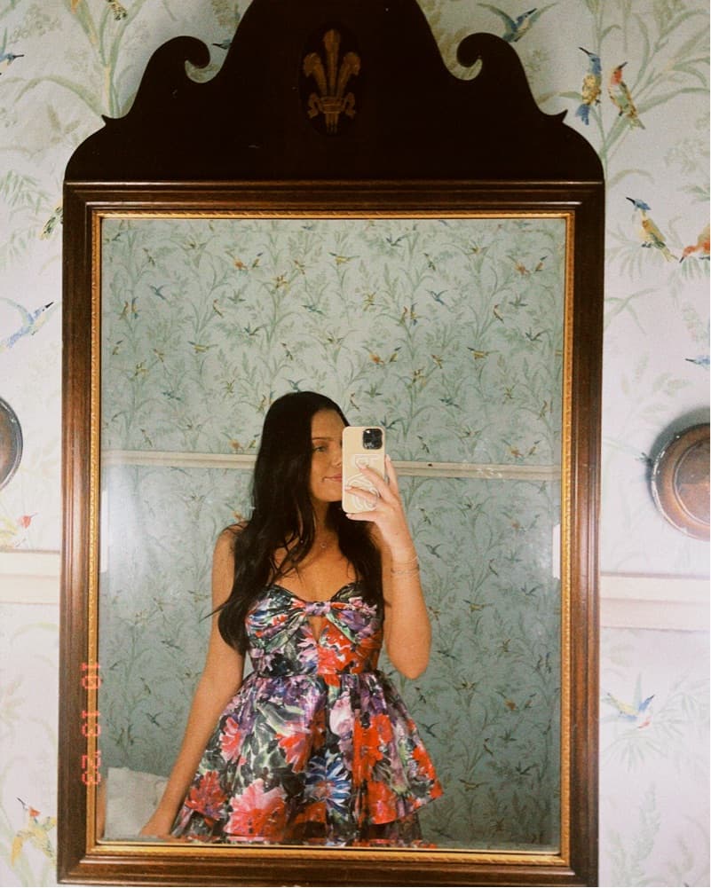 Milly Floral Mini Dress  - Image 1