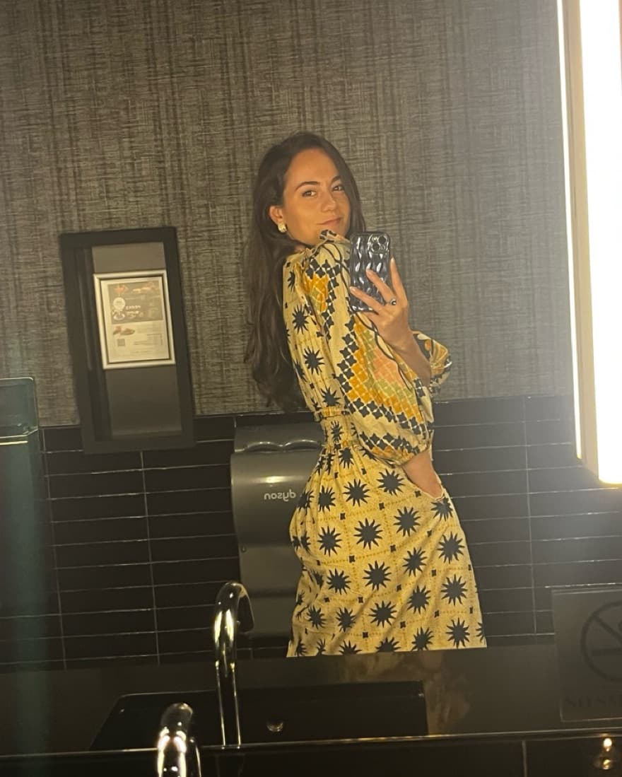 Vibrant Patterned Midi Dress FARM RIO - Image 1