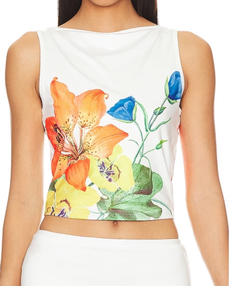 White Flower Tank - Image 1